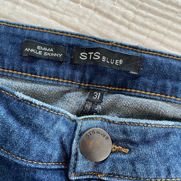 STS Blue Emma Ankle Skinny Jeans - Size 31 - Good Preowned Condition - Picture 6 of 14